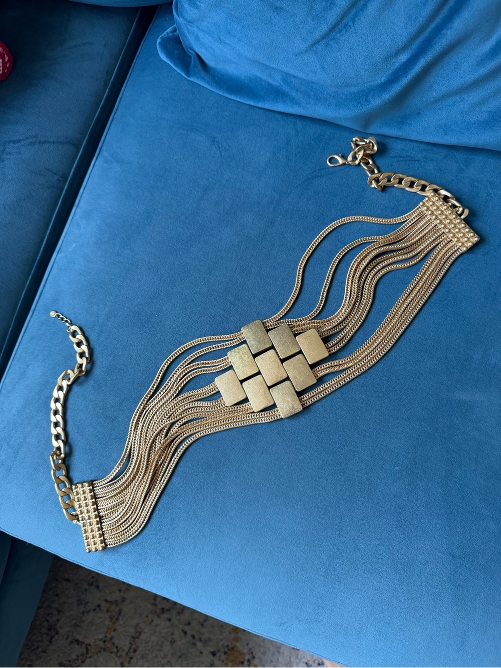 Gold Multi-Strand Statement Belt